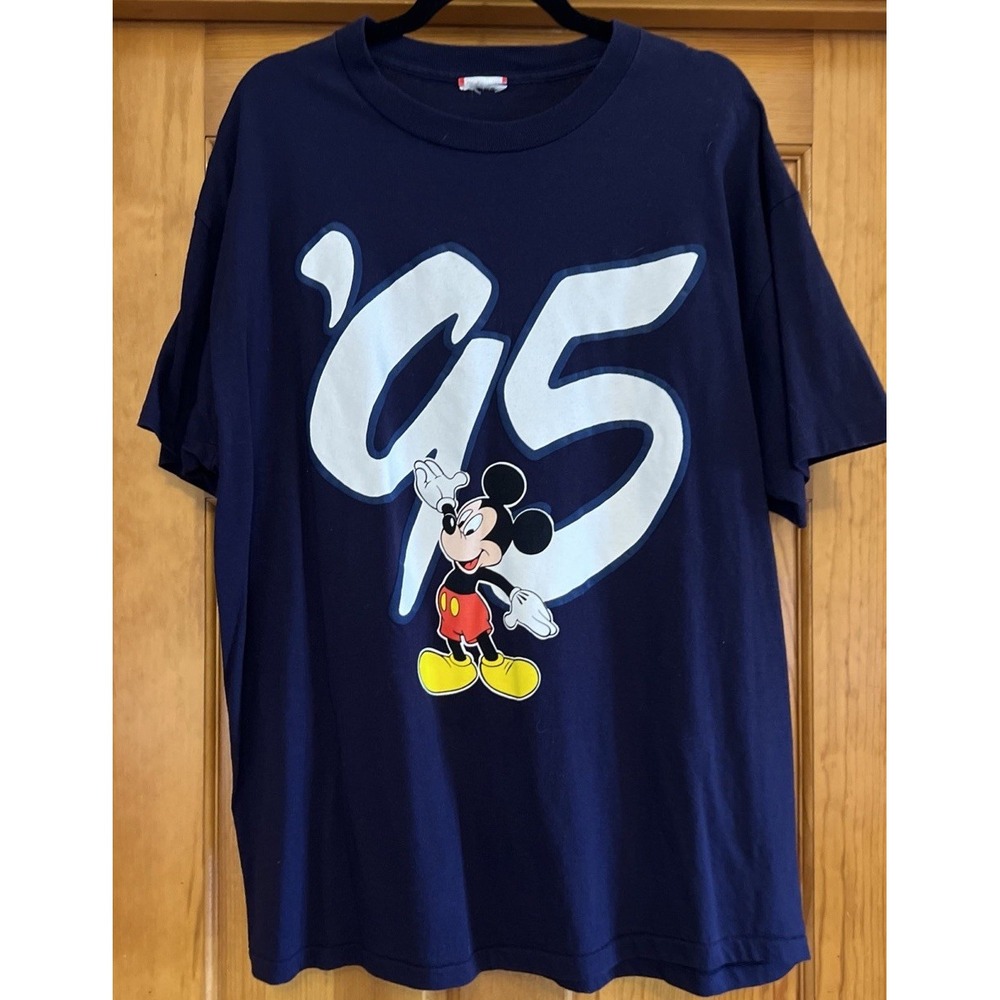 Vintage  Men's Shirt Walt Disney World '95 Large/X-Large ? Mickey Mouse